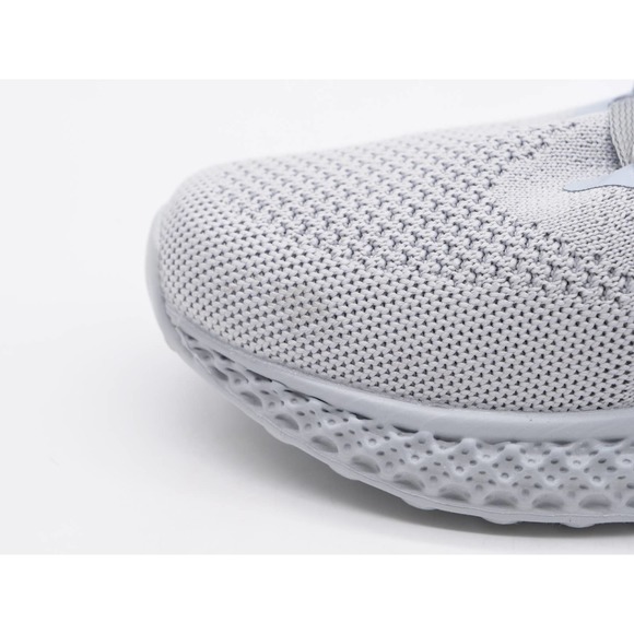 Navig8 Sneakers Womens 6.5 Shoes Gray Stretch Knit Lace Up Athletic Low Top - Picture 6 of 11